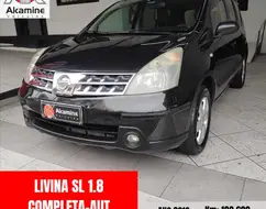 NISSAN LIVINA 1.8 SL 16V FLEX 4P AUTOMÁTICO NISSAN LIVINA 1.8 SL 16V FLEX 4P AUTOMÁTICO