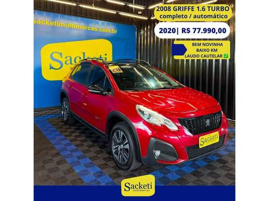 PEUGEOT-2008-1.6 16V THP FLEX GRIFFE 4P AUTOMÁTICO PEUGEOT-2008-2020