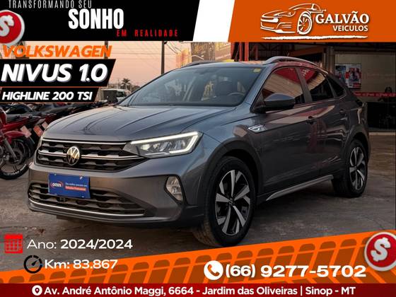 VOLKSWAGEN NIVUS 1.0 200 TSI TOTAL FLEX HIGHLINE AUTOMÁTICO