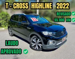 VOLKSWAGEN T-CROSS 1.4 250 TSI TOTAL FLEX HIGHLINE AUTOMÁTICO VOLKSWAGEN T-CROSS 1.4 250 TSI TOTAL FLEX HIGHLINE AUTOMÁTICO