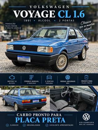 VOLKSWAGEN VOYAGE 1.6 CL 8V ÁLCOOL 2P MANUAL