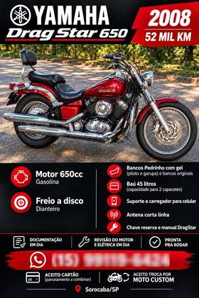 YAMAHA DRAG STAR 650 