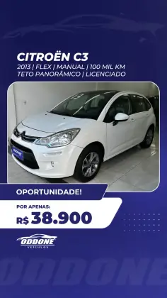CITROËN C3 1.5 TENDANCE 8V FLEX 4P MANUAL