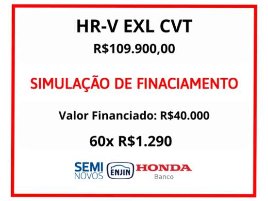 HONDA-HR-V-1.8 16V FLEX EXL 4P AUTOMÁTICO HONDA-HR-V-2020