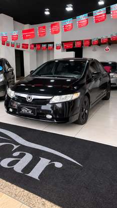 HONDA-CIVIC-1.8 LXS 16V FLEX 4P AUTOMÁTICO HONDA-CIVIC-2007
