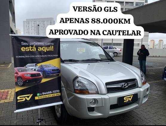 HYUNDAI TUCSON 2.0 MPFI GLS 16V 143CV 2WD GASOLINA 4P AUTOMÁTICO