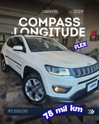 JEEP COMPASS 2.0 16V FLEX LONGITUDE AUTOMÁTICO