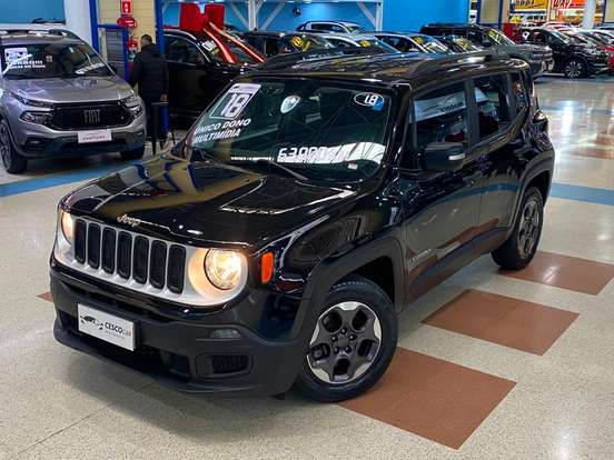 JEEP-RENEGADE-1.8 16V FLEX 4P AUTOMÁTICO JEEP-RENEGADE-2018