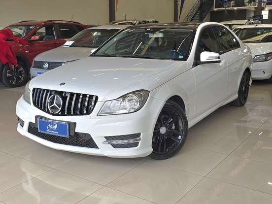MERCEDES-BENZ-C 180-1.6 CGI SPORT 16V TURBO GASOLINA 4P AUTOMÁTICO MERCEDES-BENZ-C 180-2013