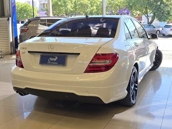 MERCEDES-BENZ-C 180-1.6 CGI SPORT 16V TURBO GASOLINA 4P AUTOMÁTICO MERCEDES-BENZ-C 180-2013