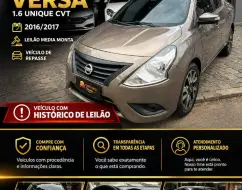 NISSAN VERSA 1.6 16V FLEXSTART UNIQUE 4P XTRONIC NISSAN VERSA 1.6 16V FLEXSTART UNIQUE 4P XTRONIC