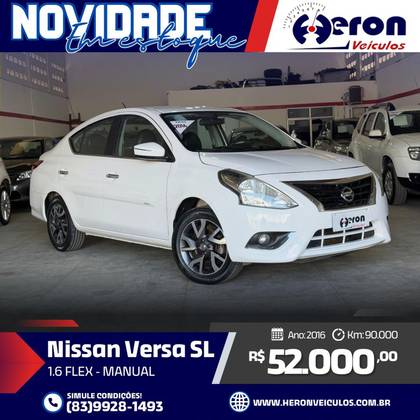 NISSAN VERSA 1.6 16V FLEX SV 4P MANUAL