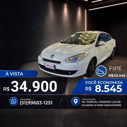 RENAULT FLUENCE 2.0 PRIVILÉGE 16V FLEX 4P AUTOMÁTICO