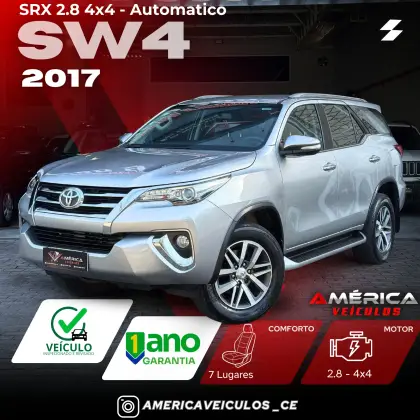 TOYOTA HILUX SW4 2.8 SRX 4X4 7 LUGARES 16V TURBO INTERCOOLER DIESEL 4P AUTOMÁTICO