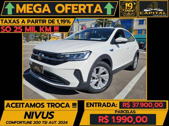 VOLKSWAGEN NIVUS 1.0 200 TSI TOTAL FLEX COMFORTLINE AUTOMÁTICO