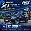 BMW X1 2.0 16V TURBO ACTIVEFLEX SDRIVE20I X-LINE 4P AUTOMÁTICO BMW X1 2.0 16V TURBO ACTIVEFLEX SDRIVE20I X-LINE 4P AUTOMÁTICO