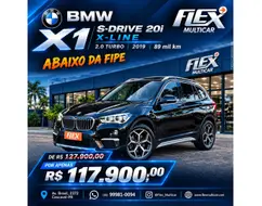 BMW X1 2.0 16V TURBO ACTIVEFLEX SDRIVE20I X-LINE 4P AUTOMÁTICO BMW X1 2.0 16V TURBO ACTIVEFLEX SDRIVE20I X-LINE 4P AUTOMÁTICO