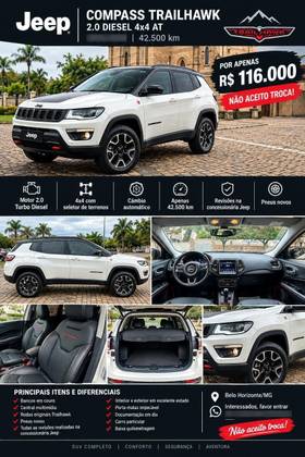 JEEP COMPASS 2.0 16V FLEX SPORT AUTOMÁTICO