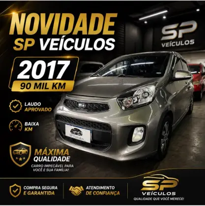 KIA PICANTO 1.0 EX 12V FLEX 4P AUTOMÁTICO