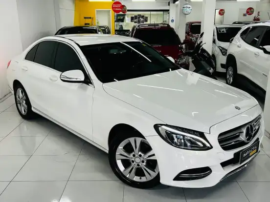 MERCEDES-BENZ-C 180-1.6 CGI AVANTGARDE 16V TURBO GASOLINA 4P AUTOMÁTICO MERCEDES-BENZ-C 180-2015