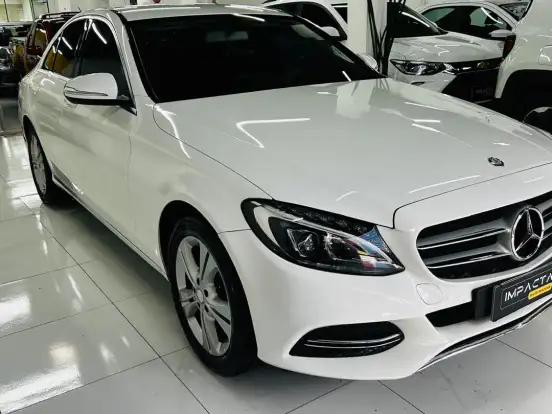 MERCEDES-BENZ-C 180-1.6 CGI AVANTGARDE 16V TURBO GASOLINA 4P AUTOMÁTICO MERCEDES-BENZ-C 180-2015