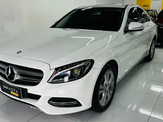 MERCEDES-BENZ-C 180-1.6 CGI AVANTGARDE 16V TURBO GASOLINA 4P AUTOMÁTICO MERCEDES-BENZ-C 180-2015
