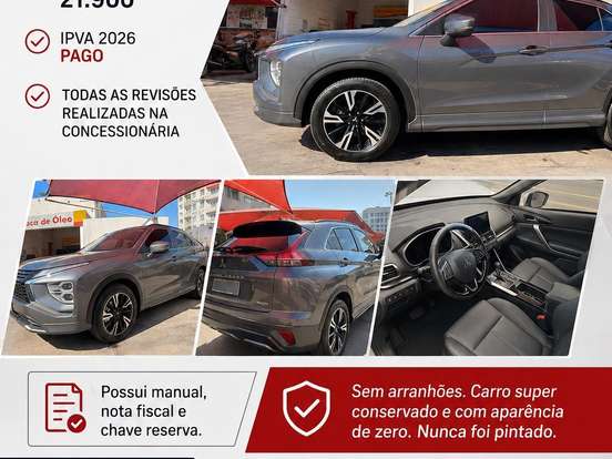 MITSUBISHI-ECLIPSE CROSS-1.5 MIVEC TURBO GASOLINA HPE CVT MITSUBISHI-ECLIPSE CROSS-2024