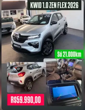 RENAULT KWID 1.0 12V SCE FLEX ZEN MANUAL