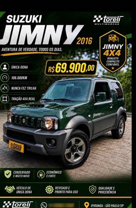 SUZUKI JIMNY 1.3 4ALL 4X4 16V GASOLINA 2P MANUAL