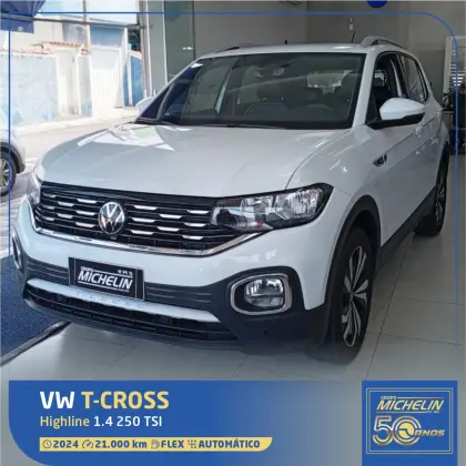 VOLKSWAGEN T-CROSS 1.4 250 TSI TOTAL FLEX HIGHLINE AUTOMÁTICO