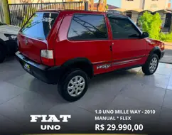FIAT UNO 1.0 MPI MILLE WAY ECONOMY 8V FLEX 2P MANUAL FIAT UNO 1.0 MPI MILLE WAY ECONOMY 8V FLEX 2P MANUAL
