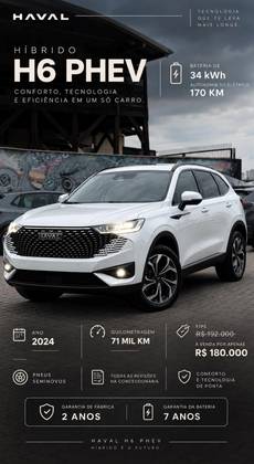 GWM HAVAL H6 1.5 PHEV PREMIUM AWD E-TRACTION
