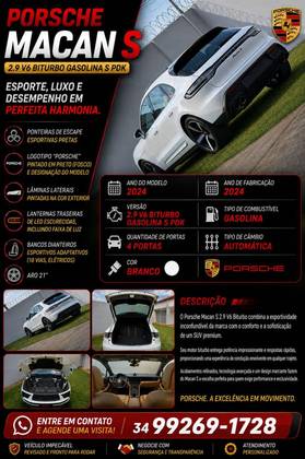 PORSCHE MACAN 2.9 V6 BITURBO GASOLINA S PDK