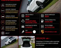 PORSCHE MACAN 2.9 V6 BITURBO GASOLINA S PDK PORSCHE MACAN 2.9 V6 BITURBO GASOLINA S PDK