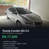 TOYOTA COROLLA 2.0 XEI 16V FLEX 4P AUTOMÁTICO TOYOTA COROLLA 2.0 XEI 16V FLEX 4P AUTOMÁTICO