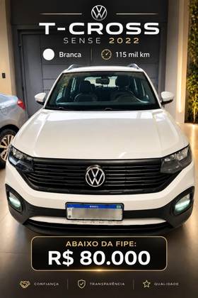 VOLKSWAGEN T-CROSS 1.0 200 TSI TOTAL FLEX SENSE AUTOMÁTICO