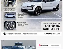 VOLVO EX30 69 KW ELÉTRICO CORE VOLVO EX30 69 KW ELÉTRICO CORE
