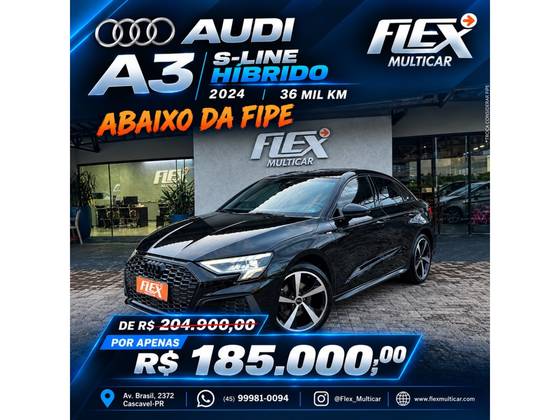 AUDI A3 2.0 40 TFSI MHEV SEDAN S LINE S-TRONIC