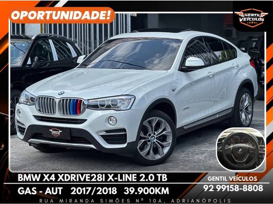 BMW X4 2.0 28I X LINE 4X4 16V TURBO GASOLINA 4P AUTOMÁTICO