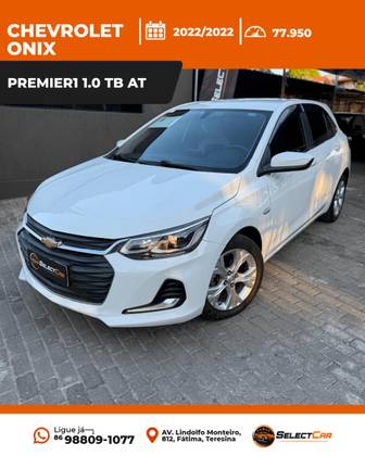 CHEVROLET ONIX 1.0 TURBO FLEX PREMIER AUTOMÁTICO