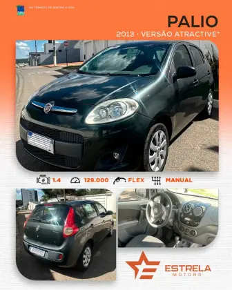 FIAT PALIO 1.4 MPI ATTRACTIVE 8V FLEX 4P MANUAL