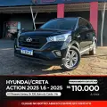 HYUNDAI CRETA 1.6 16V FLEX ACTION AUTOMÁTICO HYUNDAI CRETA 1.6 16V FLEX ACTION AUTOMÁTICO