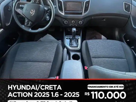 HYUNDAI-CRETA-1.6 16V FLEX ACTION AUTOMÁTICO HYUNDAI-CRETA-2024