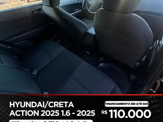 HYUNDAI-CRETA-1.6 16V FLEX ACTION AUTOMÁTICO HYUNDAI-CRETA-2024
