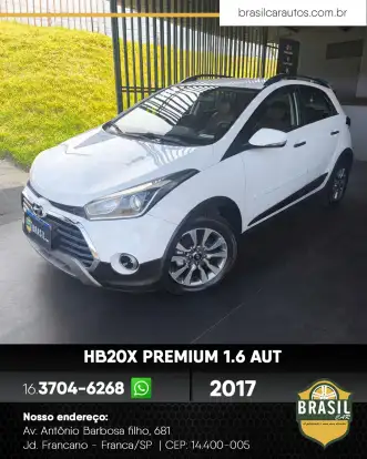 HYUNDAI-HB20-1.6 PREMIUM 16V FLEX 4P AUTOMÁTICO HYUNDAI-HB20-2016