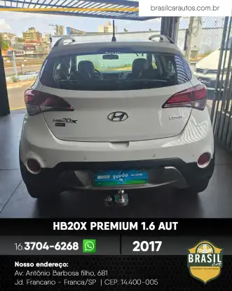 HYUNDAI-HB20-1.6 PREMIUM 16V FLEX 4P AUTOMÁTICO HYUNDAI-HB20-2016