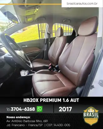 HYUNDAI-HB20-1.6 PREMIUM 16V FLEX 4P AUTOMÁTICO HYUNDAI-HB20-2016