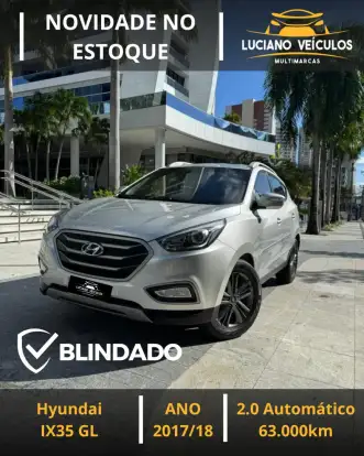 HYUNDAI-IX35-2.0 MPFI GL 16V FLEX 4P AUTOMÁTICO HYUNDAI-IX35-2017