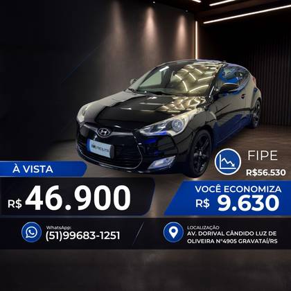 HYUNDAI VELOSTER 1.6 16V GASOLINA 3P AUTOMÁTICO