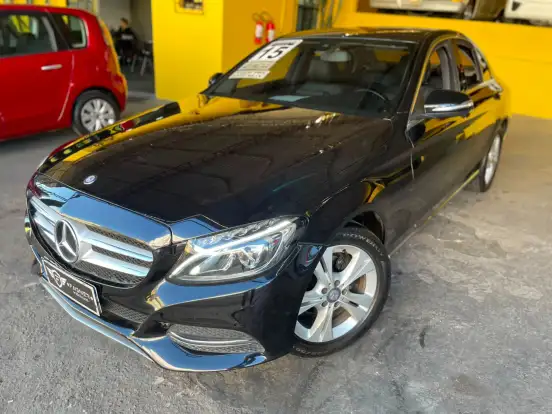MERCEDES-BENZ-C 180-1.6 CGI AVANTGARDE 16V TURBO GASOLINA 4P AUTOMÁTICO MERCEDES-BENZ-C 180-2015